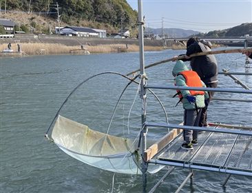 体験漁の様子
