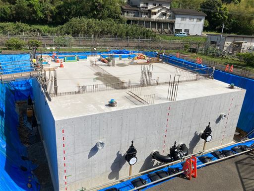 浄水場送水ポンプ室築造工事