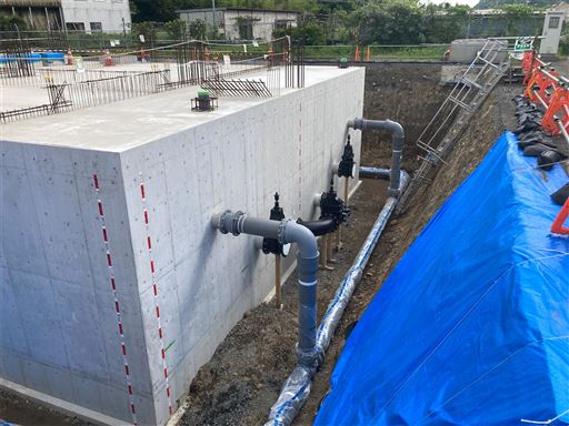 浄水場送水ポンプ室築造工事