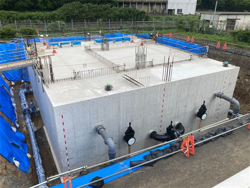 浄水場送水ポンプ室築造工事