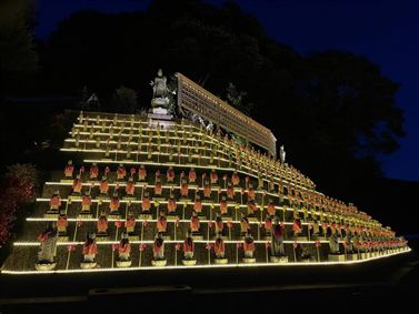 延命寺にて 闇夜に浮かぶ仏様#佐々のまいにち