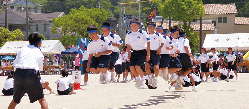 中学校の風景